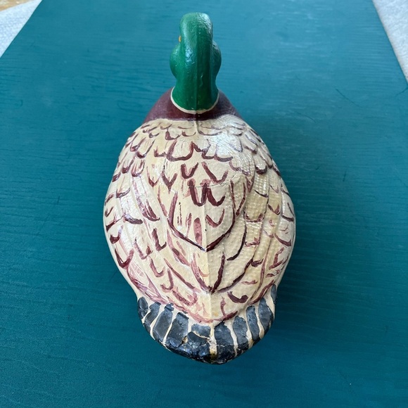 Vintage Ariduk Mallard Drake Duck Decoy Hunting General Fibre St Louis Fowl - Picture 10 of 15